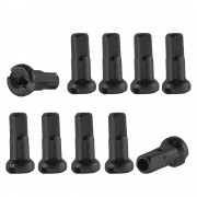 Kit de 10 écrous de rayon noir 14G (Ø2mm) longueur 12mm