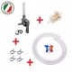 KIT ESSENCE MBK 41 51 : ROBINET MOTOBECANE + COLLIER TUBE + DURITE + FILTRE A CARBURANT MOTO MOBYLETTE CYCLOMOTEUR MOTO