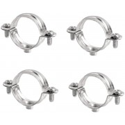 4x COLLIER DE SERRAGE 10MM A 50MM PAS DE VIS 7/150 FIXATION TUBE TUYAU PLOMBERIE CUIVRE CONNECTEUR RACCORD