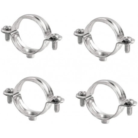 4x COLLIER DE SERRAGE 10MM A 50MM PAS DE VIS 7/150 FIXATION TUBE TUYAU PLOMBERIE CUIVRE CONNECTEUR RACCORD