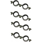 4x COLLIER DE SERRAGE DOUBLE 12MM A 28MM PAS DE VIS 7/150 FIXATION TUBE  TUYAU PLOMBERIE CUIVRE CONNECTEUR RACCORD - CYCLINGCOLORS