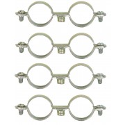 4x COLLIER DE SERRAGE DOUBLE 12MM A 28MM PAS DE VIS 7/150 FIXATION TUBE TUYAU PLOMBERIE CUIVRE CONNECTEUR RACCORD