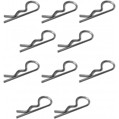 10x GOUPILLE BETA 2MM 3MM 4MM TONDEUSE MOTOCULTEUR CLIP REMORQUE TRACTEUR LEVAGE