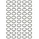 50x RONDELLE PLATE SERIE M 3MM 4MM 5MM 6MM 8MM M3 M4 M5 M6 M8