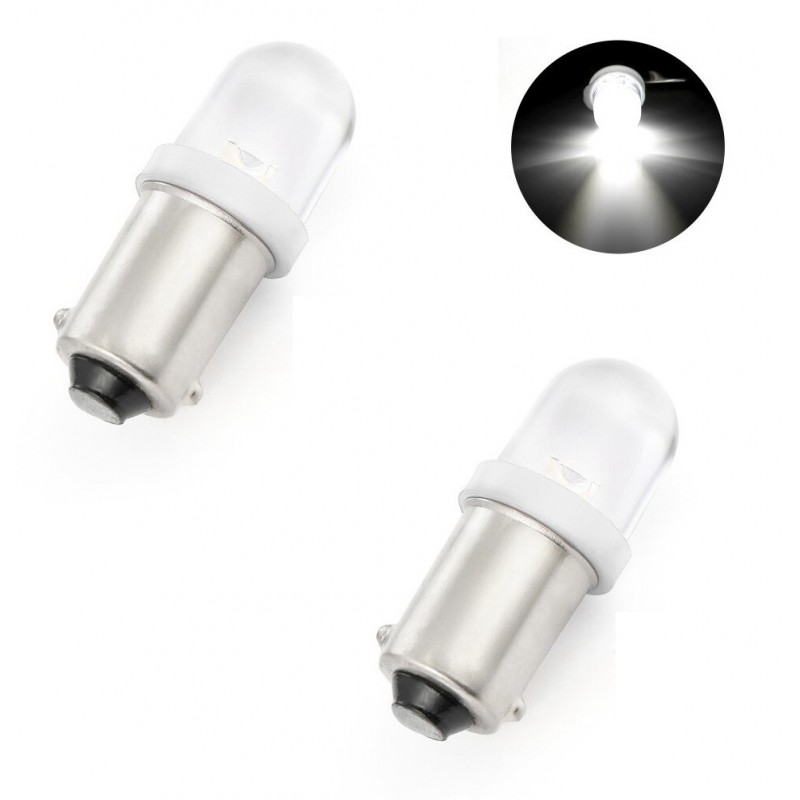  2X AMPOULE 12V 10W BA9S AUTO LAMPE ANGEL EYES VOITURE VEILLEUSE  FEU PHARE AVANT AUTO CULOT BAIONNETTE