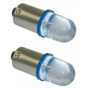 2x Ampoule 12V BA9S LED T4W bleu intérieur voiture compteur tableau de bord moto scooter (idem OSRAM 3850WW-02B)