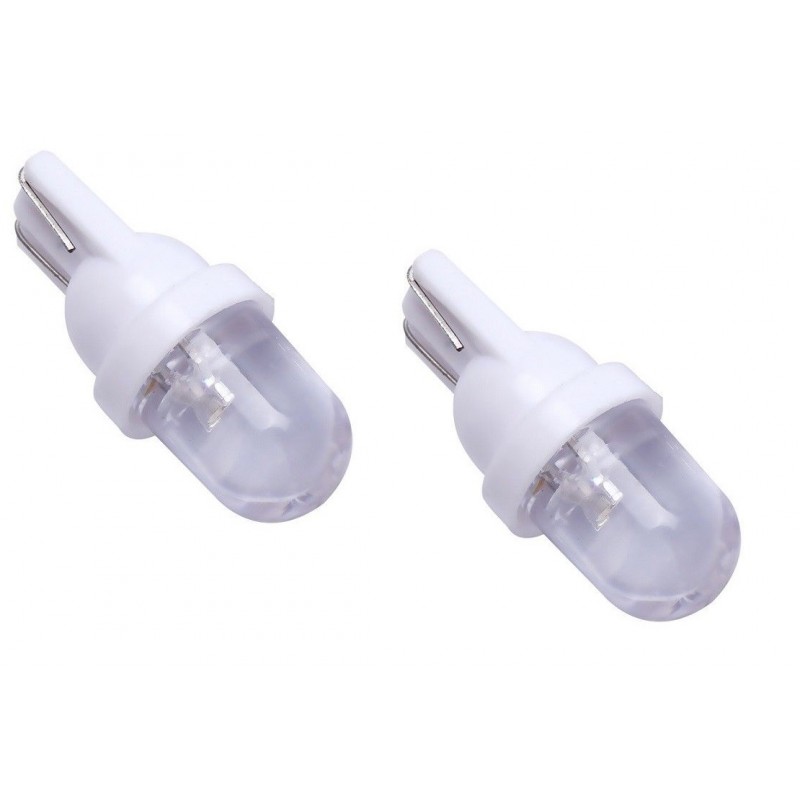 ECLAIRAGE TABLEAU DE BORD,10pcs white--Ampoule LED 5W5 T10 12V COB