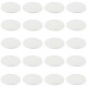 20x Cache vis plastique blanc Ø12mm plat torx capuchon hexalobulaire TX AW20