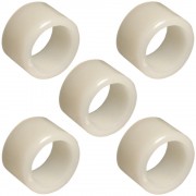 5x entretoise lisse plastique nylon 6.6 vis rondelle axe roulement guidage tube