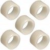 5x entretoise lisse plastique nylon 6.6 vis rondelle axe roulement guidage tube