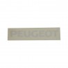 Autocollant sticker PEUGEOT 19x150mm BLANC SELLE CAROSSERIE