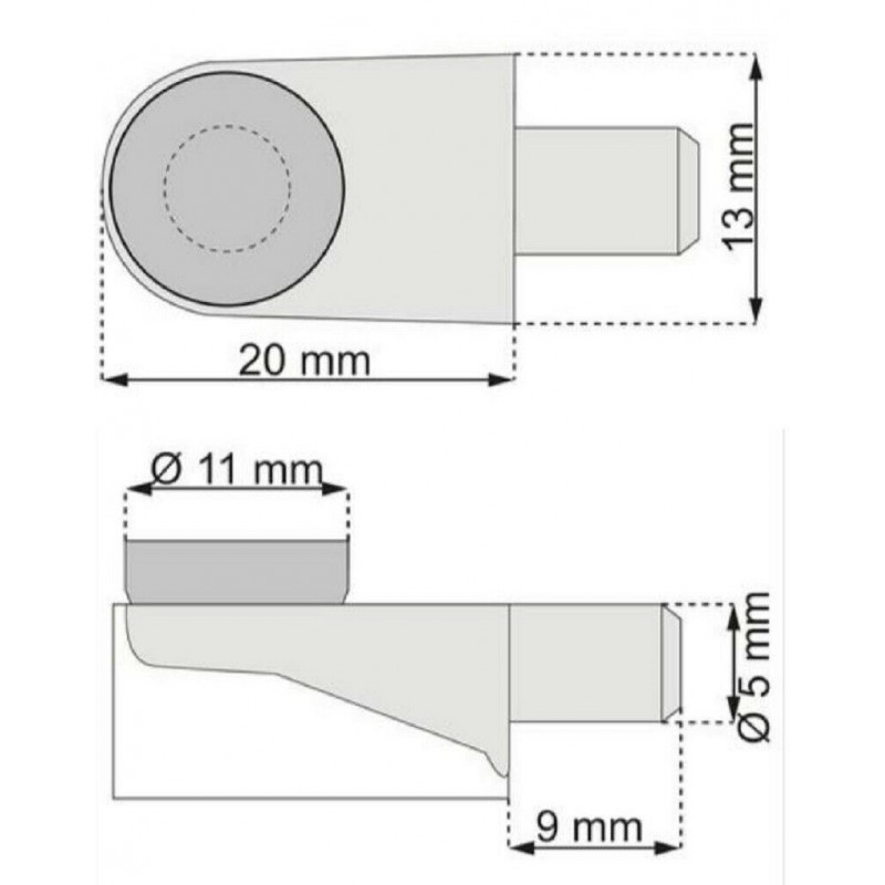 10x TAQUET VENTOUSE POUR TABLETTE ET ETAGERE EN VERRE MEUBLE TABLE