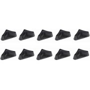 10x EMBOUT PIED PLASTIQUE 36x36 POUR PROFILÉ ÉTAGÈRE 36MM ÉTABLI NOIR PROTECTION ANGLE COIN