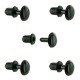 5x Rivet clip garniture voiture moto cyclo quad agrafe à expansion plastique