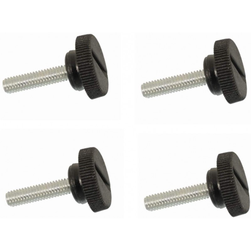 Vis serre tringle M4 x 12 mm avec perçage 5 mm pour garde boue