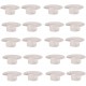 20x CACHE VIS 6 PANS CREUX M5 BLANC CAPUCHON ECROU PROTECTION MEUBLE TETE 5MM PLASTIQUE