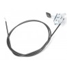 MANETTE EN METAL COMMANDE DE GAZ ACCÉLÉRATEUR TETE EN Z 1,8M TONDEUSE TRACTEUR MOTOCULTEUR CÂBLE + GAINE