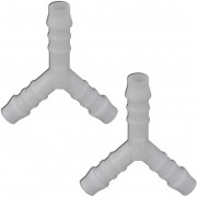 2x Raccord de durite en Y 6mm 8mm connecteur tube tuyau essence carburant huile air