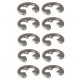 10x CLIP AIGUILLE 4MM 5MM 6MM 8MM 10MM 12MM CARBURATEUR DELLORTO MOTO SCOOTER QUAD MOTEUR CIRCLIPS