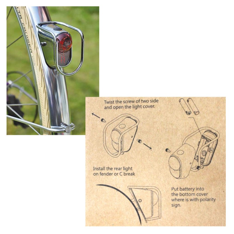 Feu arriere velo vintage cheap