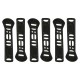 6x sangle courroie plastique caoutchouc pour porte vélo PERUZZO tous modèles attache cycle