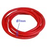 FIL A BOUGIE DIAMETRE 7MM ROUGE AU METRE MOTO MOBYLETTE SOLEX PEUGEOT 103 MBK 51 MOTOBECANE