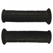 Poignée revêtement noir 22mm 24mm 130mm cyclo mobylette scooter moto (paire)