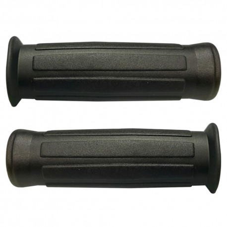 Poignée revêtement type CLB 22mm 24mm 110mm noir cyclo mobylette moto (paire)