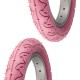 2x Pneu rose 12 1/2 x 1.75 x 2 1/4" lisse ORTEM WILLY vélo enfant draisienne poussette