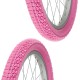 2x Pneu rose 18 x 2.00" (50-355) slick ORTEM vélo enfant junior mixte route chemin