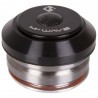 Jeu de direction intégré 1 1/8" (28.5/41.8/30mm) IS 42-28.6 - IS 42/30 noir vélo cycle aluminium roulement étanche