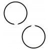 2x segment de piston MBK 51 nouveau modèle diamètre 39mm x épaisseur 2mm