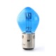 Ampoule 12V 35/35W BA20D bleu type xenon phare + code