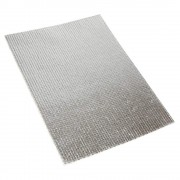 Protection isolante adhésive en tissu de verre et aluminium pare chaleur adhésif (150x200mm)
