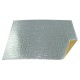 Protection isolante adhésive en tissu de verre et aluminium pare chaleur adhésif (150x200mm)