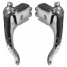 Levier de frein vélo aluminium 22mm perforé tirage haut ville route vintage