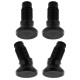4x embout rentrant pied rond orientable réglage meuble chaise étagère table