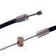 KIT CABLE GAINE D'ACCELERATEUR GAZ SERRE CABLE CYCLOMOTEUR MOBYLETTE CARBURATEUR STANDARD DELLORTO 3x3MM Ø1.2MM 2.5M