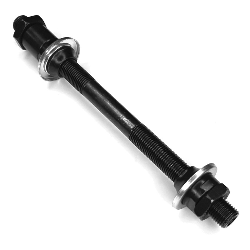 Axe De Roue Arrière Vélo 3/8 X 155mm + 30 Billes 1/4 - Kit Réparation Moyeu