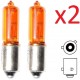 Ampoule 12V 21W BAY9S orange