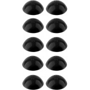 10x Cache vis lèvre d'étanchéité tête cylindrique bombée 14mm zebra pias tôle noir