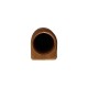 Poignée vintage marron 110mm