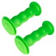 PAIRE DE POIGNEE VERT VELO ENFANT DRAISIENNE TRICYCLE TROTTINETTE DIAMETRE 19MM 85MM