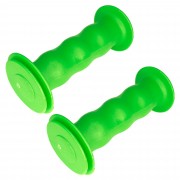 PAIRE DE POIGNEE VERT VELO ENFANT DRAISIENNE TRICYCLE TROTTINETTE DIAMETRE 19MM 85MM