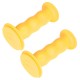 PAIRE DE POIGNEE JAUNE VELO ENFANT DRAISIENNE TRICYCLE TROTTINETTE DIAMETRE 19MM 85MM
