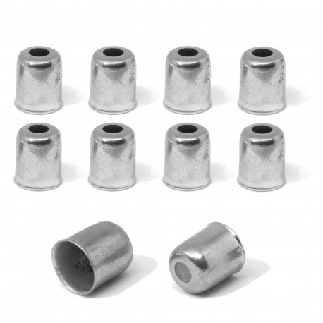 Embouts gaine frein dérailleur vélo cyclomoteur moto (x10)