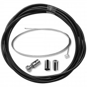 KIT CABLE GAINE DE FREIN EMBRAYAGE SERRE CABLE CYCLOMOTEUR MOBYLETTE MOTO STANDARD 20/10 2MM 2M50 TETE 8x9MM