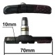 Patins de frein V-BRAKE 60mm VTT VTC VILLE