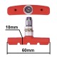 Patins de frein V-BRAKE 60mm VTT VTC VILLE