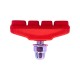 Patin de frein FIXIE BMX 50mm rouge